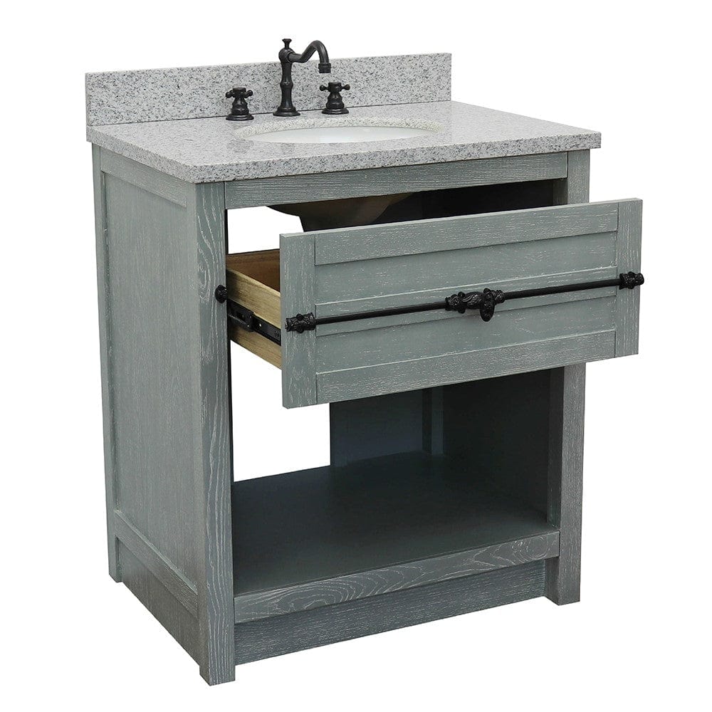 Bellaterra 31" Single Vanity in Gray Ash Finish