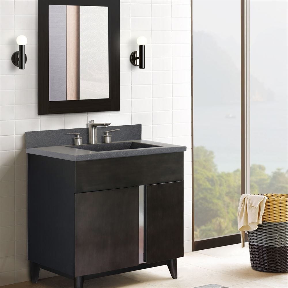 Bellaterra 31" Single Vanity in Silvery Brown Finish