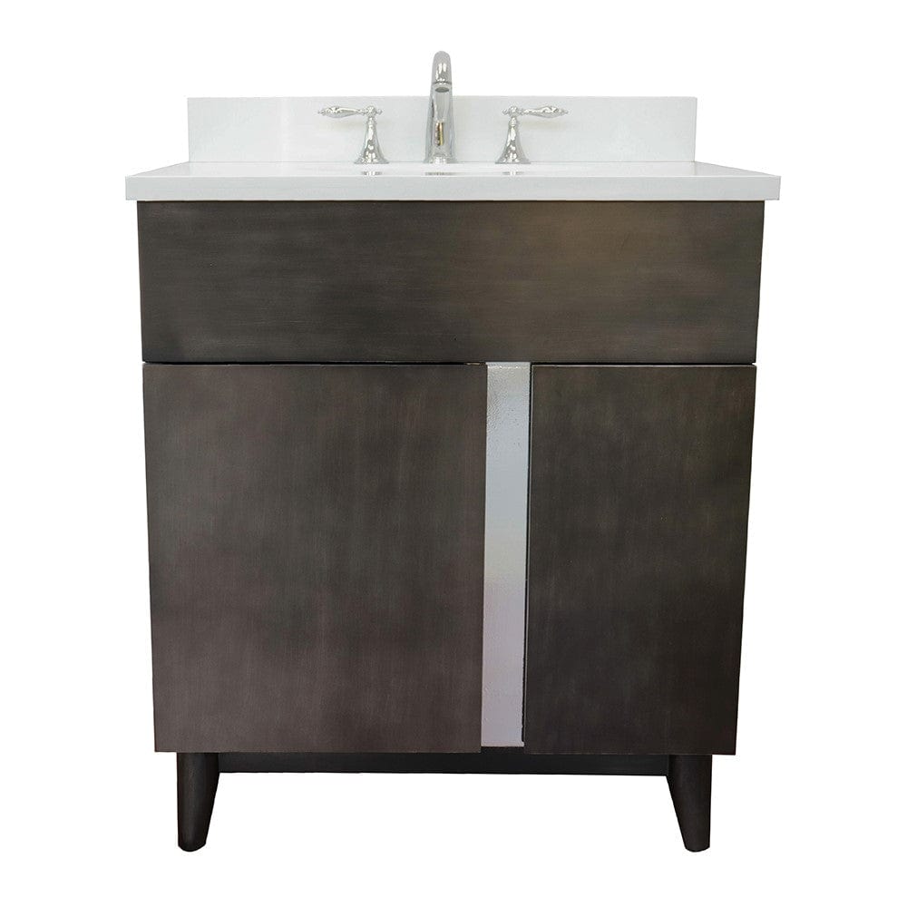 Bellaterra 31" Single Vanity in Silvery Brown Finish