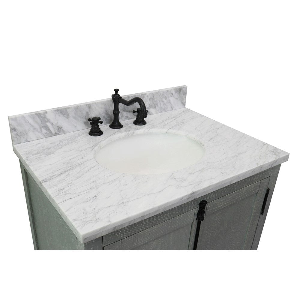 Bellaterra 31" Single Vanity in Gray Ash Finish