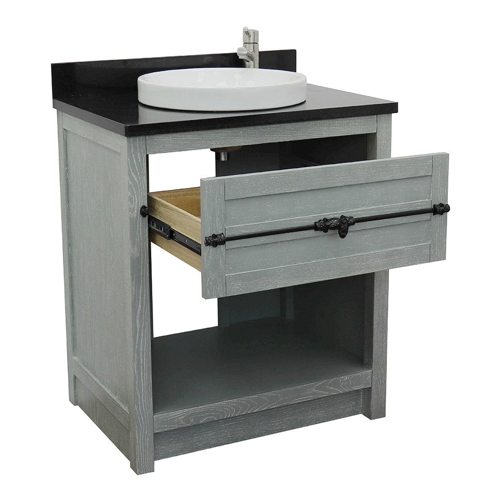 Bellaterra 31" Single Vanity in Gray Ash Finish