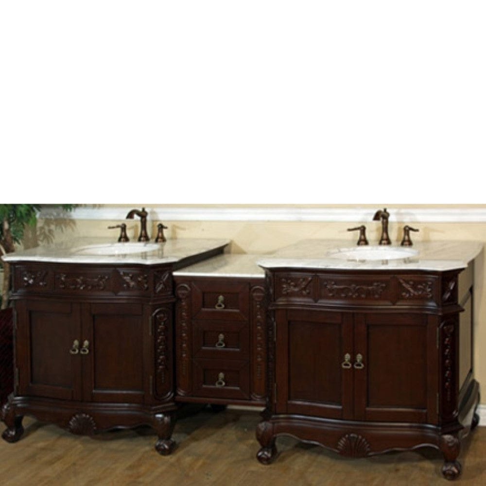 Bellaterra 82.7 in. Double Sink Vanity