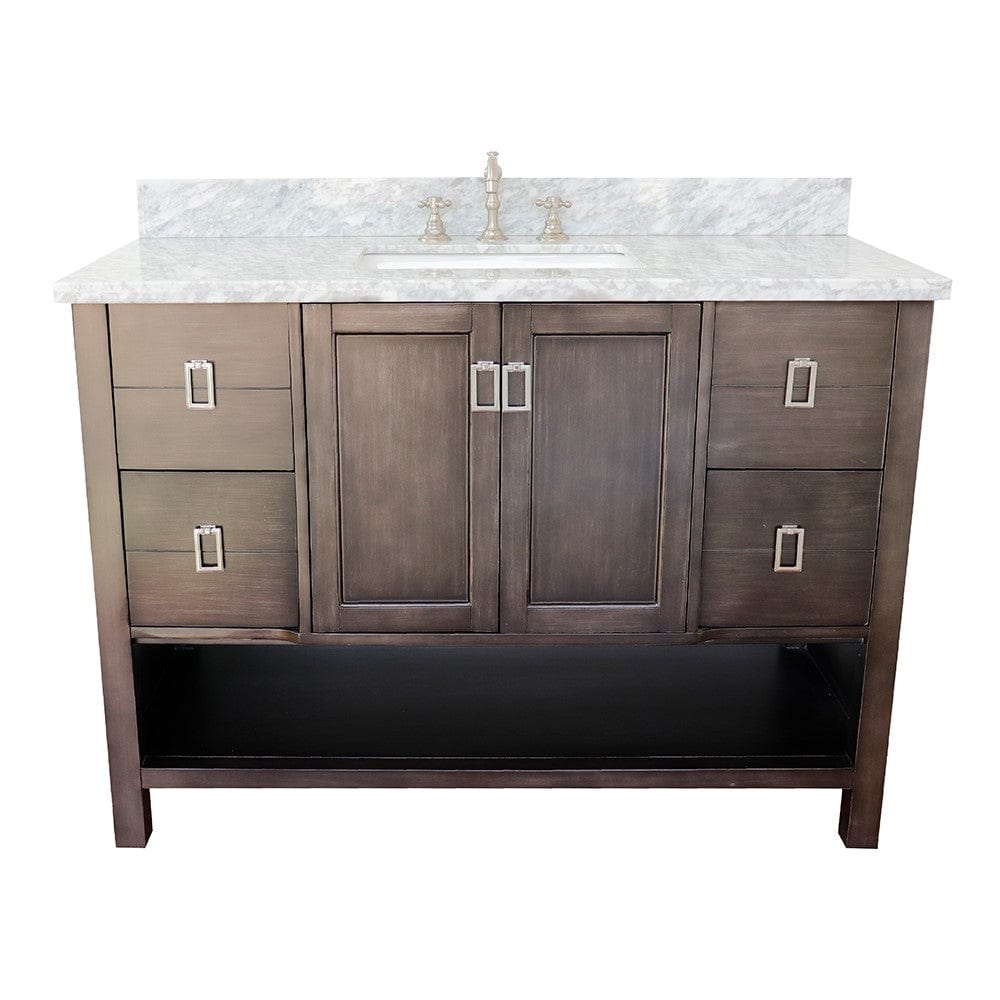 Bellaterra 49" Single Vanity in Silvery Brown Finish