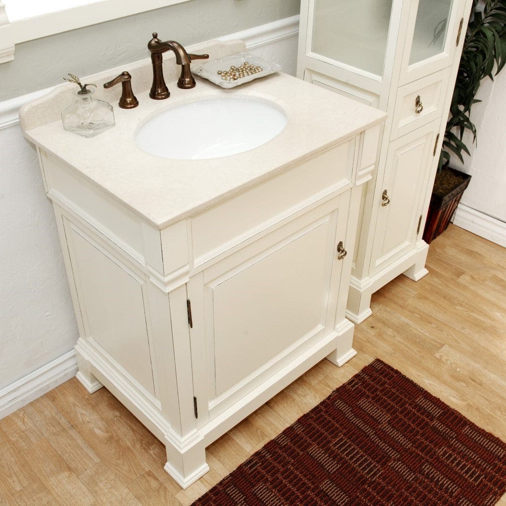 Bellaterra 30 in Single Sink Vanity Wood