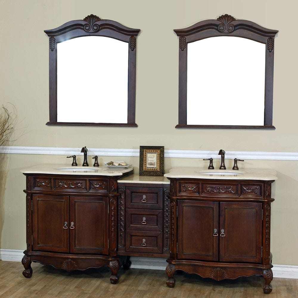 Bellaterra 82.7 in. Double Sink Vanity