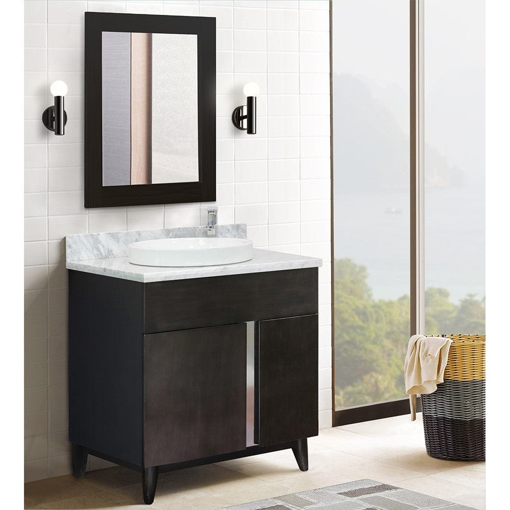 Bellaterra 31" Single Vanity in Silvery Brown Finish