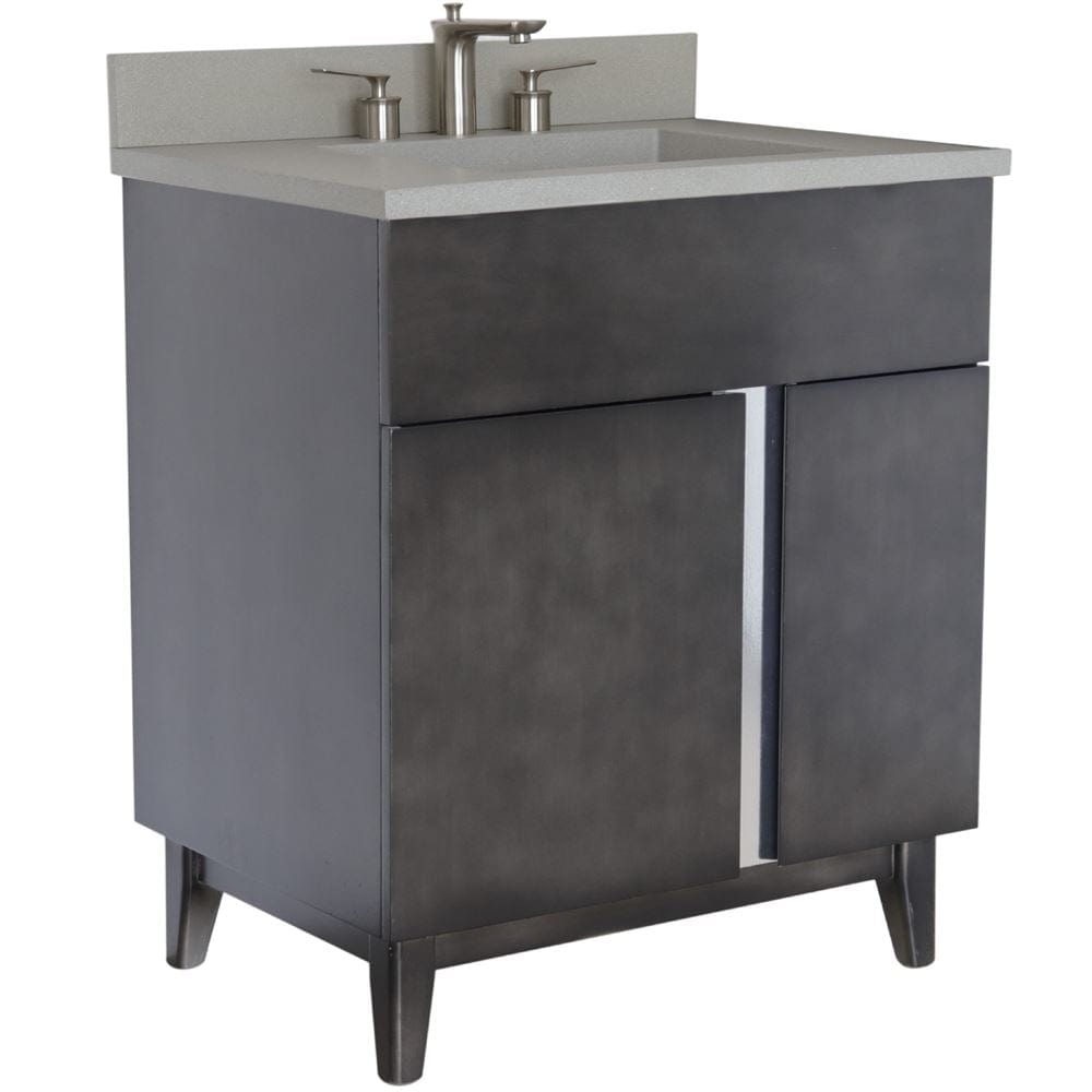 Bellaterra 31" Single Vanity in Silvery Brown Finish