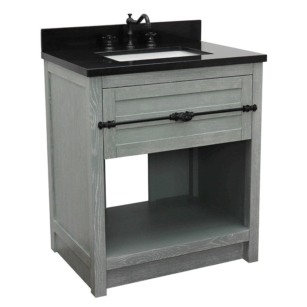 Bellaterra 31" Single Vanity in Gray Ash Finish