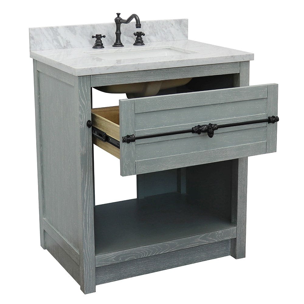 Bellaterra 31" Single Vanity in Gray Ash Finish