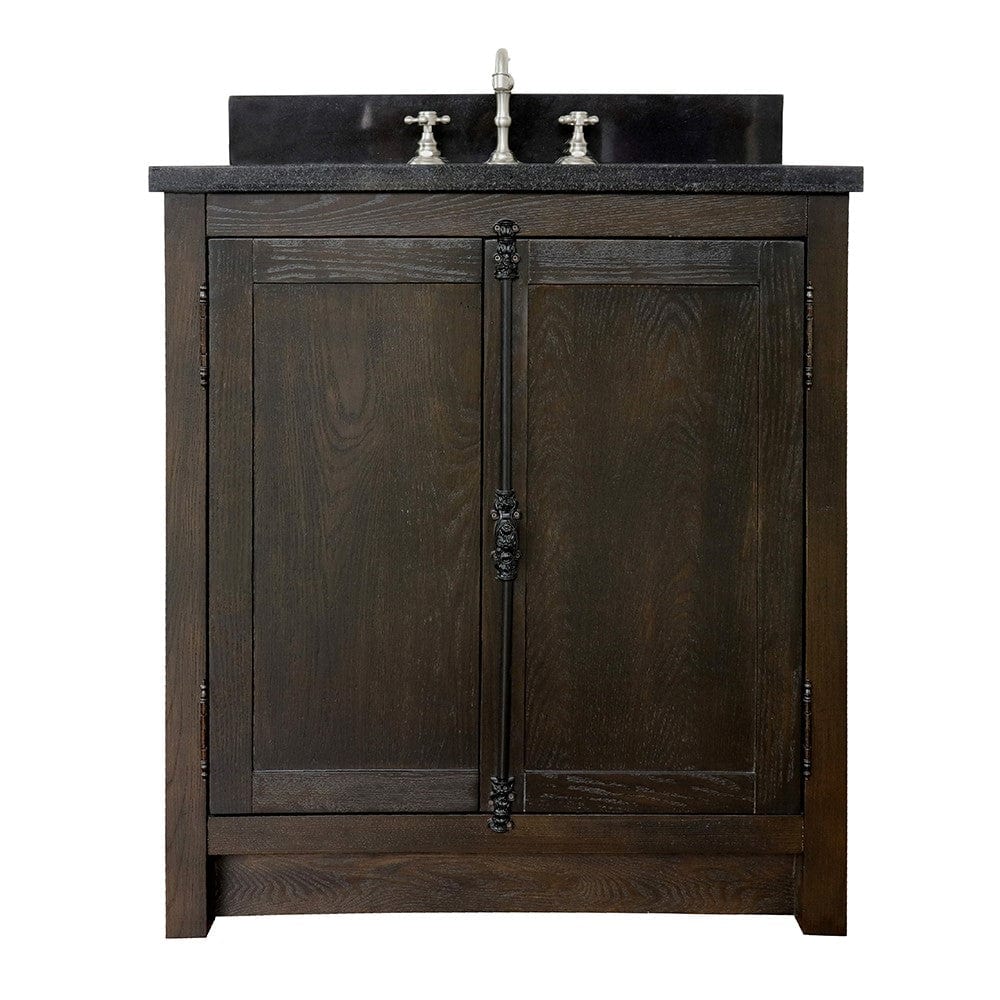 Bellaterra 31" Single Vanity in Brown Ash Finish