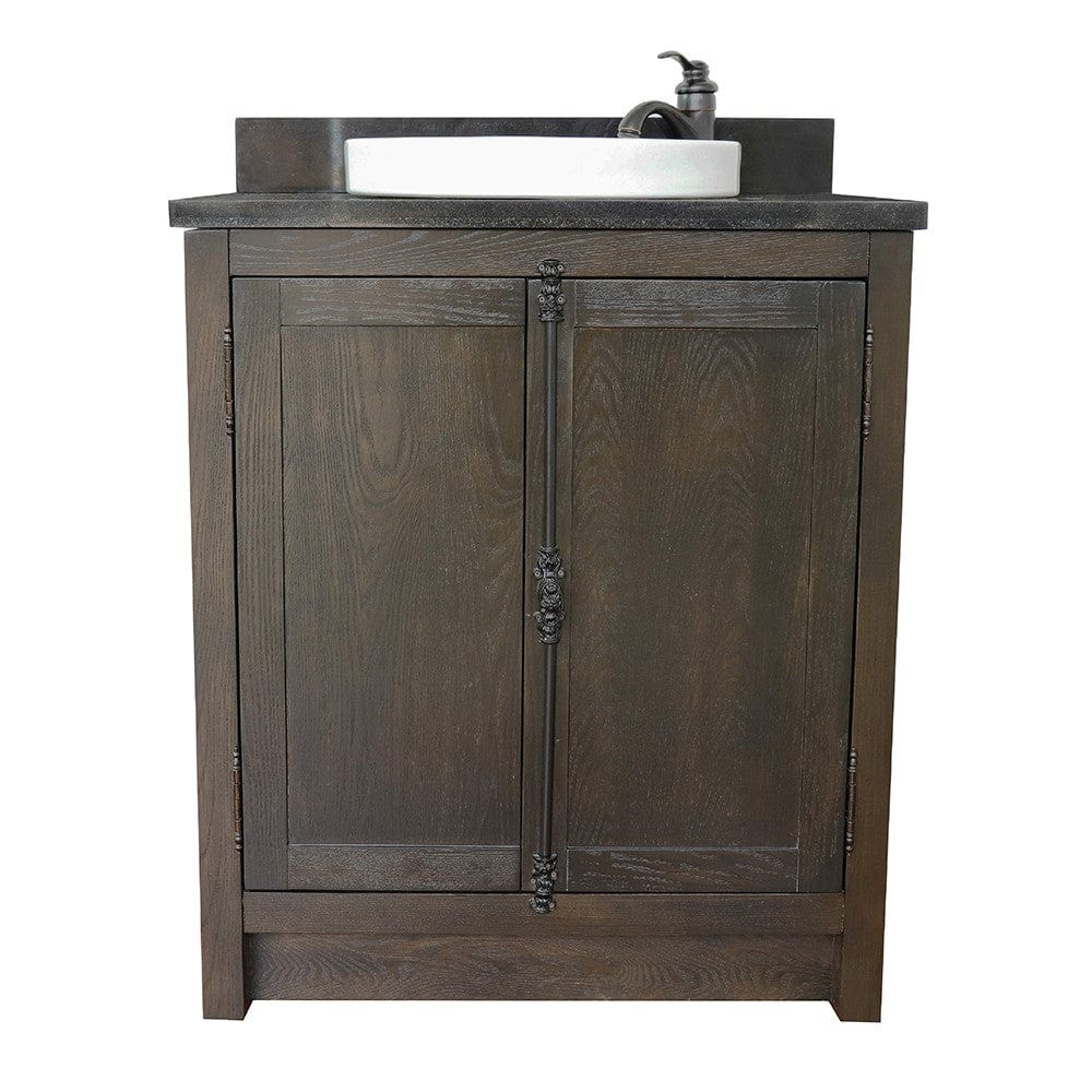 Bellaterra 31" Single Vanity in Brown Ash Finish