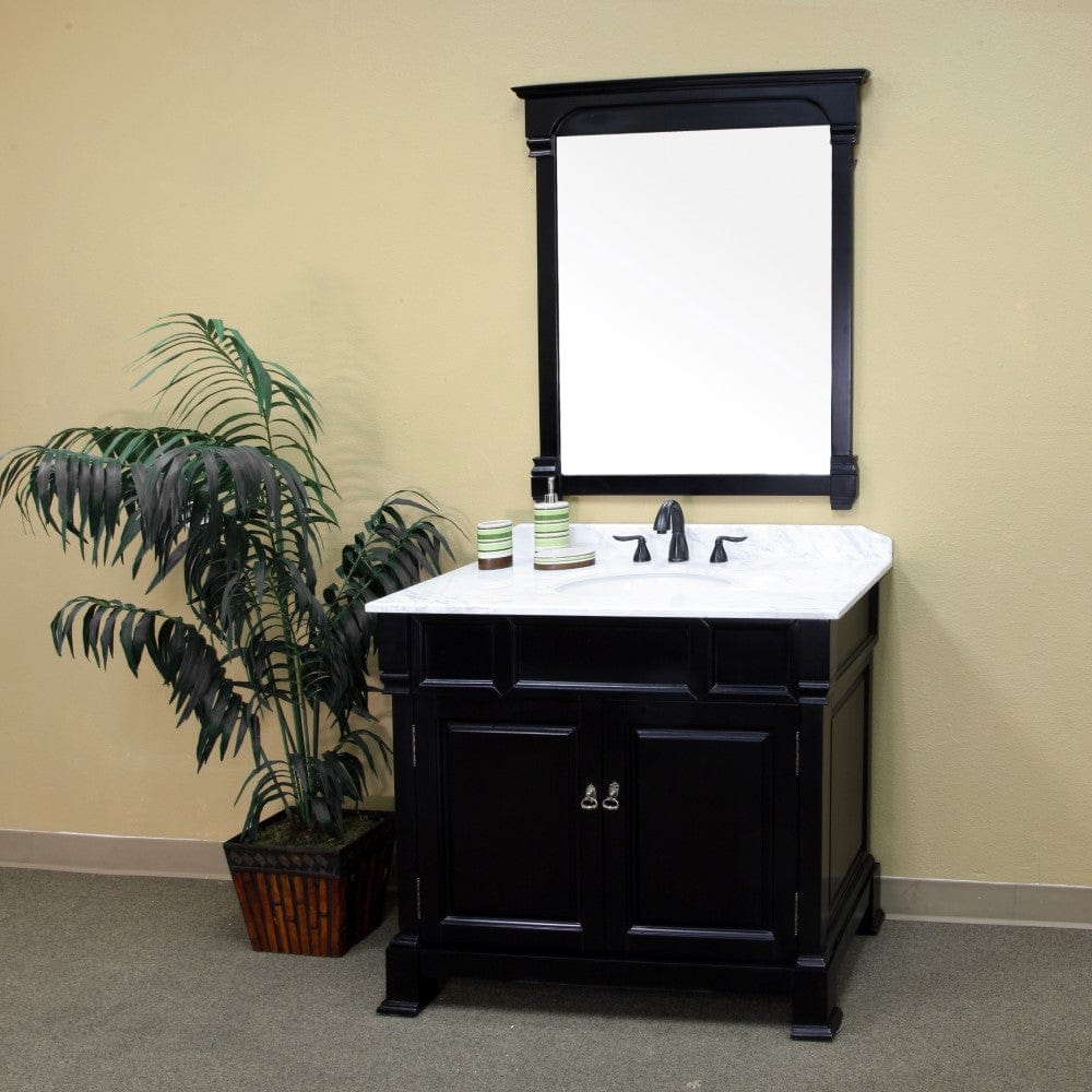 Bellaterra 42 in Single Sink Vanity Wood