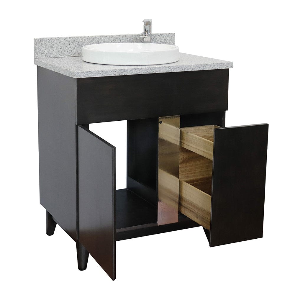 Bellaterra 31" Single Vanity in Silvery Brown Finish