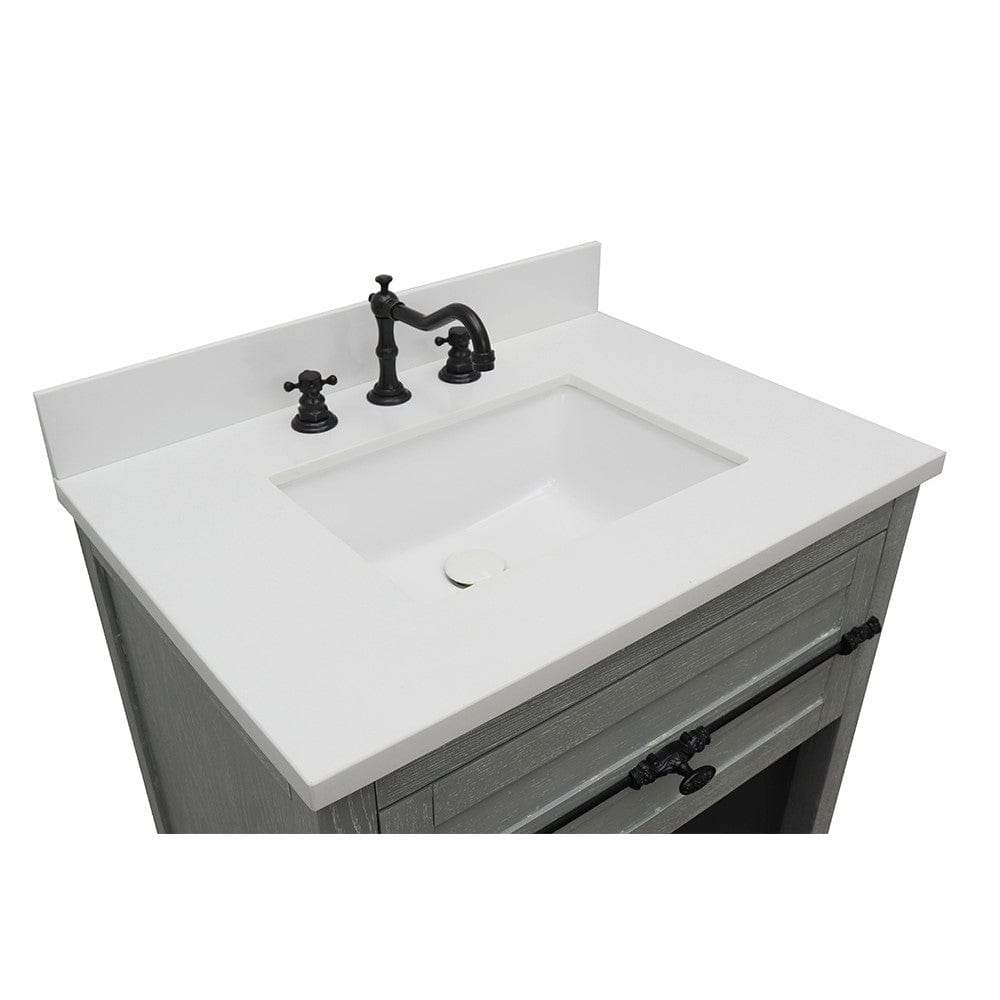 Bellaterra 31" Single Vanity in Gray Ash Finish