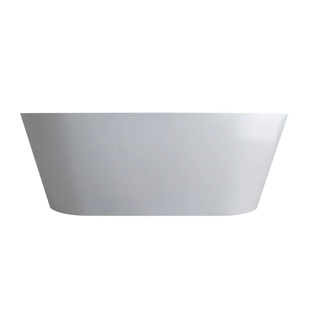 Vanity Art 65" or 59" Flatbottom Freestanding Solid Surface Resin Stone Bathtub Matte