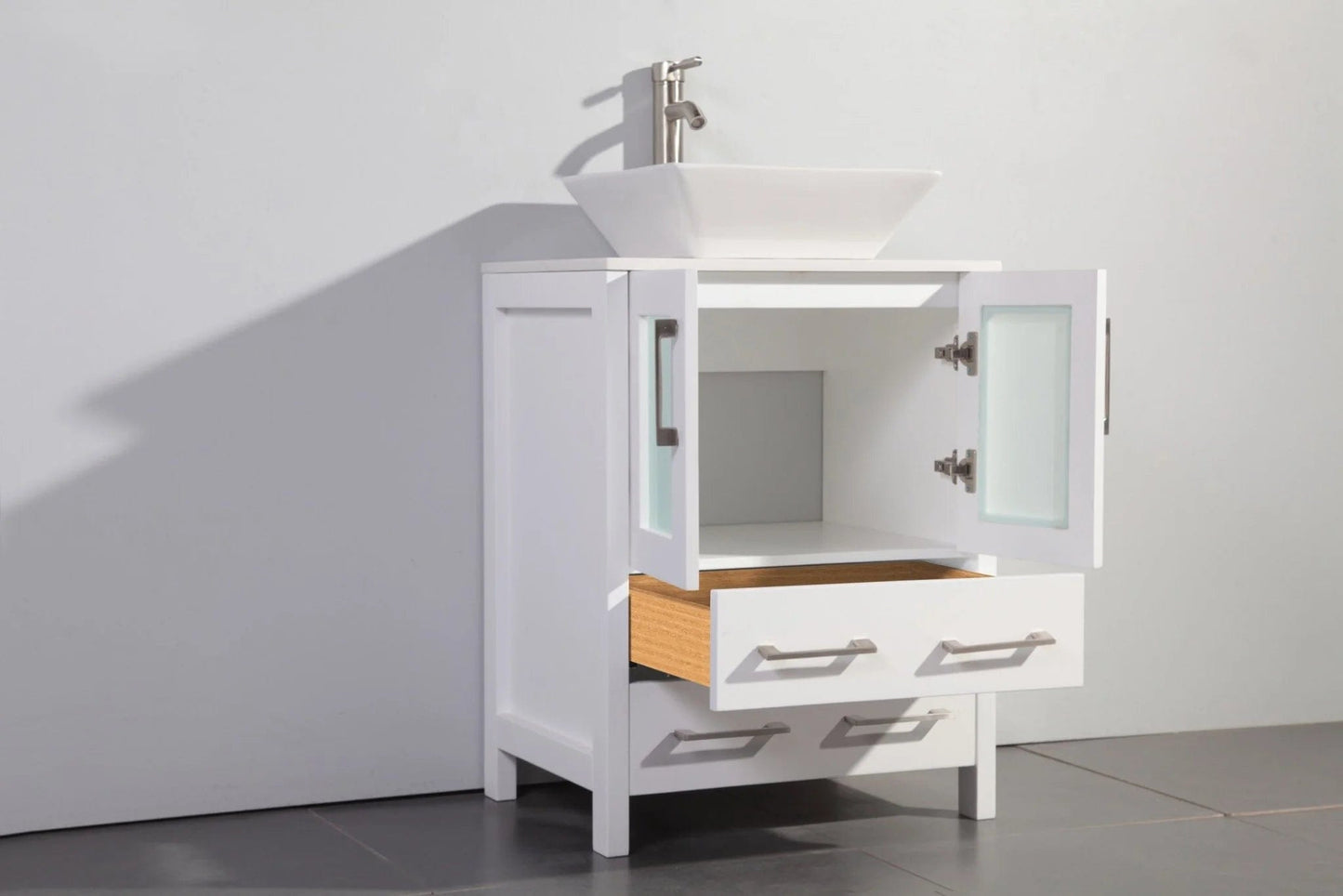 Vanity Art Ravenna 24" Single Sink Bathroom Vanity Combo Set