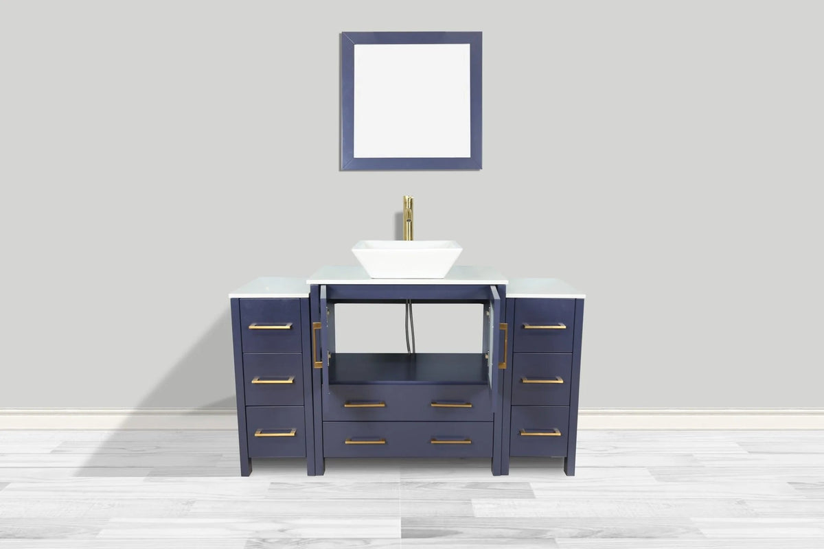 Single Sign Vanity Kit Vanity Art Ravenna 54