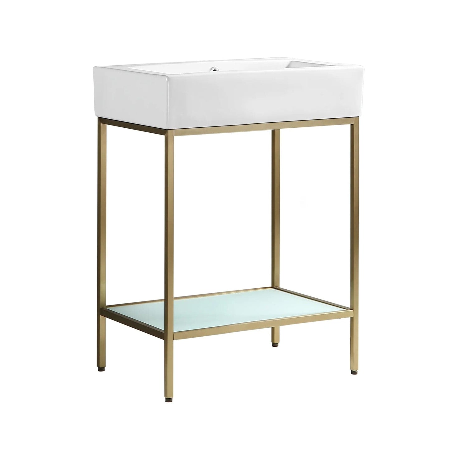 Swiss Madison Pierre 24 Single, Freestanding, Metal Frame Bathroom Vanity