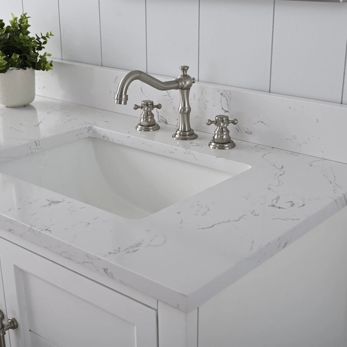 Vanity Art Vannes 72" Double Sink Bathroom Vanity in Silver Grey / White / Vintage Green